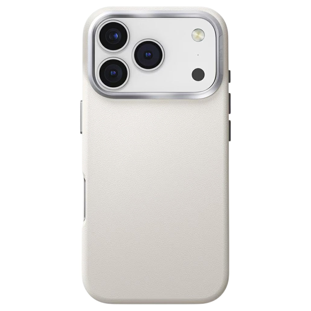 Custodia per Apple iPhone 17 Pro Max, UNIQ, Lyden Leatherette, Grigio