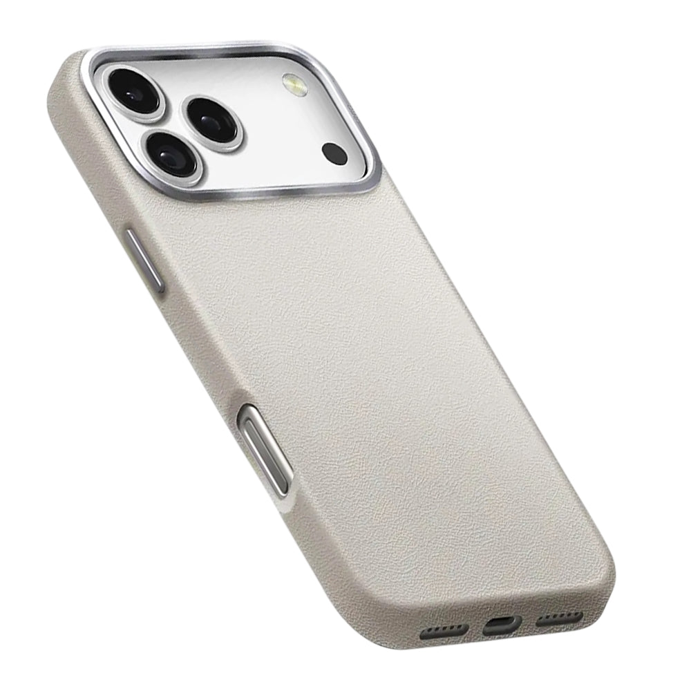 Custodia per Apple iPhone 17 Pro Max, UNIQ, Lyden Leatherette, Grigio