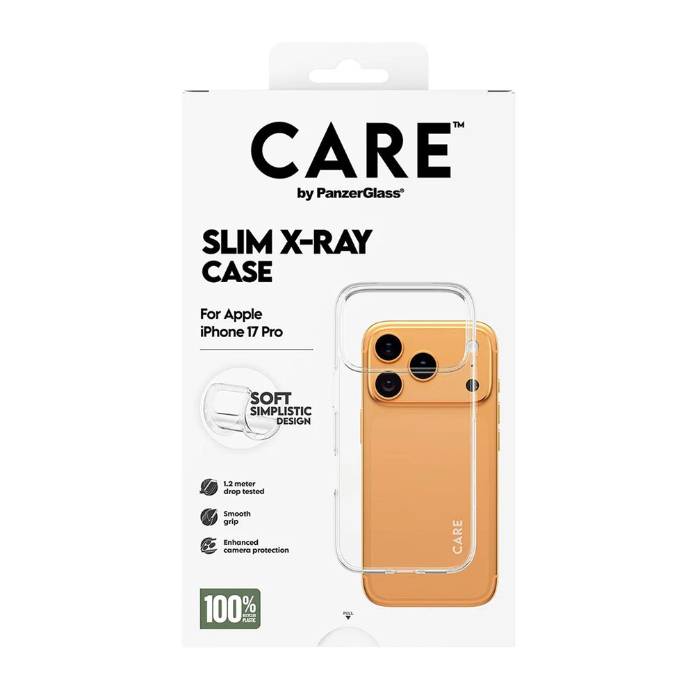 Custodia per Apple iPhone 17 Pro, PanzerGlass, Care Fashionable X-ray, Trasparente
