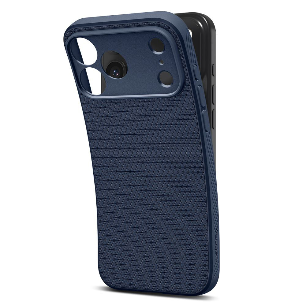 Custodia per Apple iPhone 17 Pro, Spigen, Liquid Air, Blu Navy