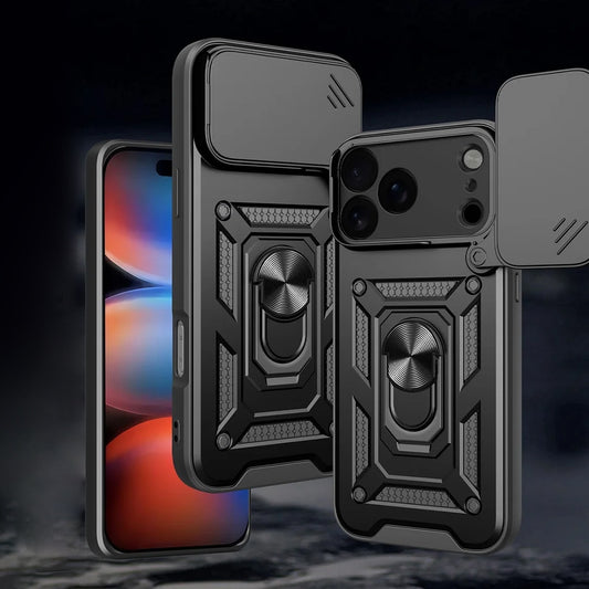 Custodia per Apple iPhone 17 Pro, Techsuit, CamShield, Blu