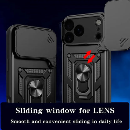 Custodia per Apple iPhone 17 Pro, Techsuit, CamShield, Nera