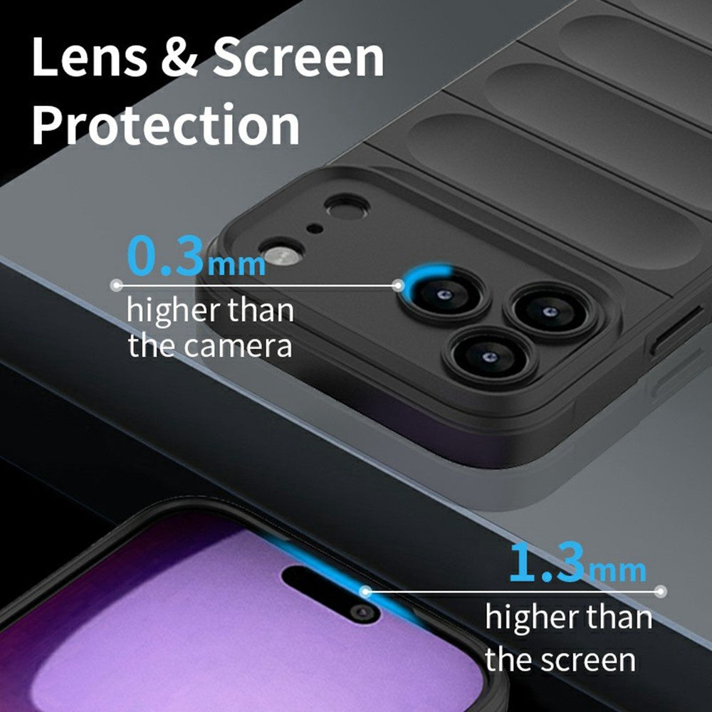 Custodia per Apple iPhone 17 Pro, Techsuit, Magic Shield, Nera