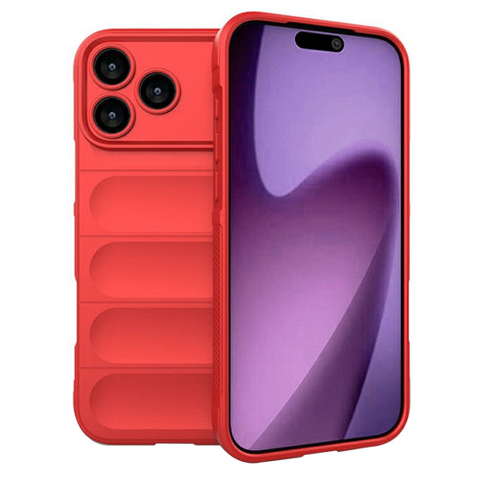 Custodia per Apple iPhone 17 Pro, Techsuit, Magic Shield, Rossa