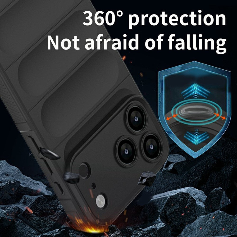 Custodia per Apple iPhone 17 Pro, Techsuit, Magic Shield, Rossa