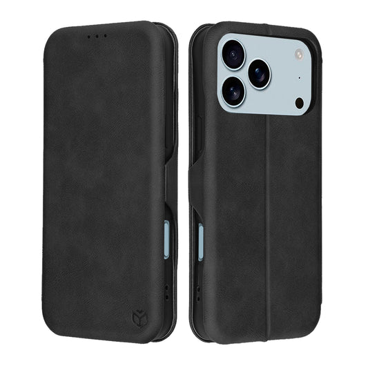Custodia per Apple iPhone 17 Pro, Techsuit, Safe Wallet Plus, Nera