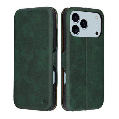 Custodia per Apple iPhone 17 Pro, Techsuit, Safe Wallet Plus, Verde