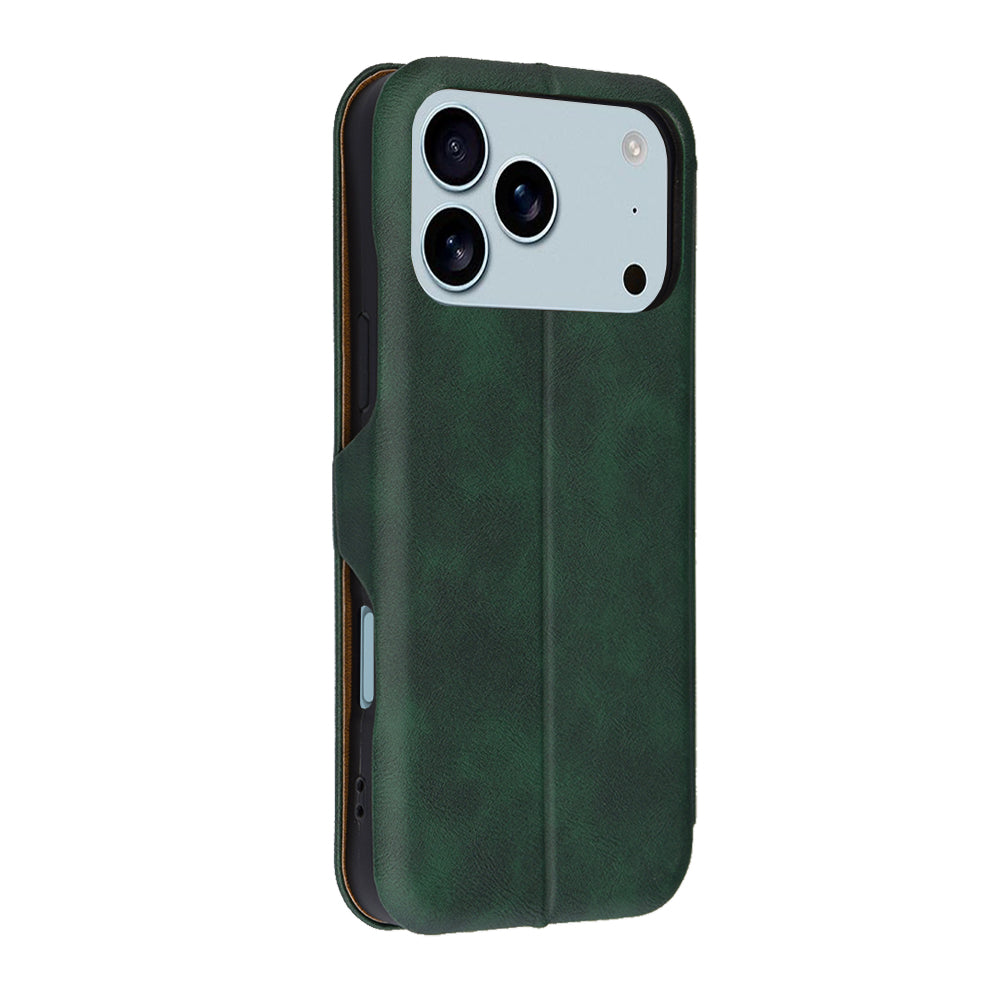 Custodia per Apple iPhone 17 Pro, Techsuit, Safe Wallet Plus, Verde