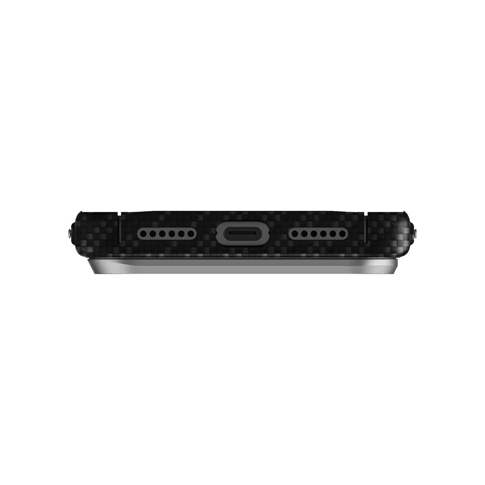 Custodia MagSafe per Apple iPhone 17 Pro, UNIQ, Keva MagClick, Grigio Scuro