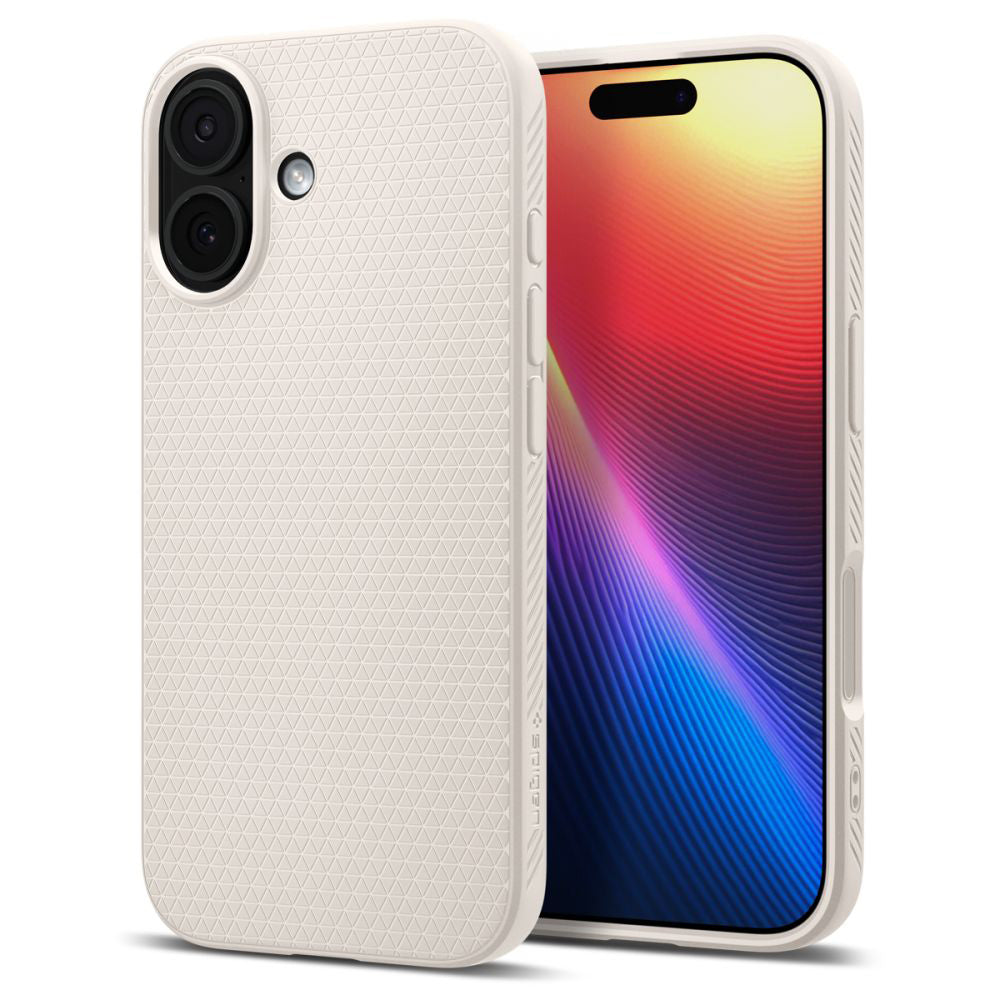 Custodia per Apple iPhone 17, Spigen, Liquid Air, Beige
