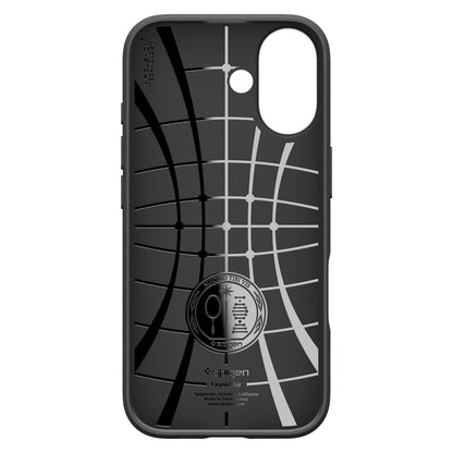 Custodia per Apple iPhone 17, Spigen, Liquid Air, Nero Opaco