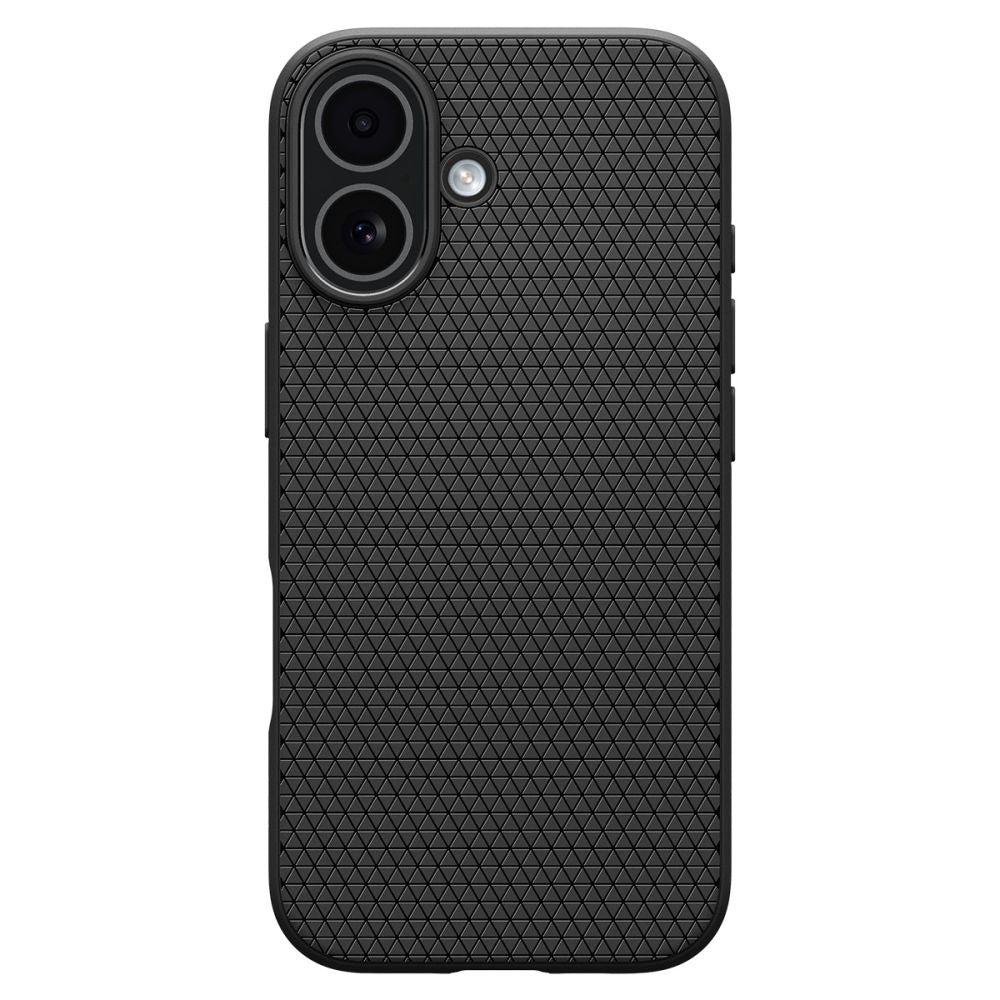 Custodia per Apple iPhone 17, Spigen, Liquid Air, Nero Opaco