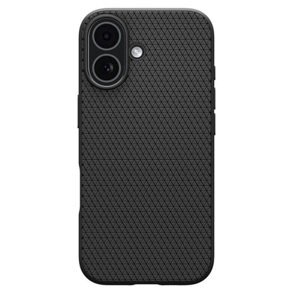 Custodia per Apple iPhone 17, Spigen, Liquid Air, Nero Opaco