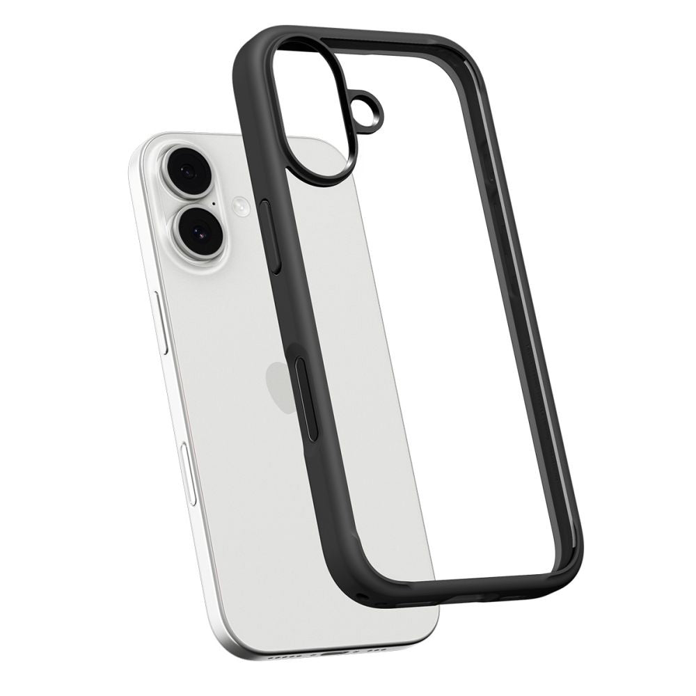Custodia per Apple iPhone 17, Spigen, Ultra Hybrid, Nera Opaca