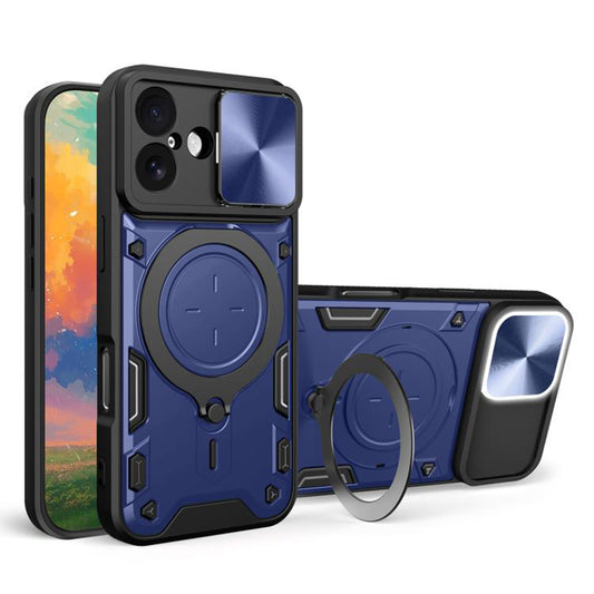 Custodia per Apple iPhone 17, Techsuit, CamGuard Pro, Blu