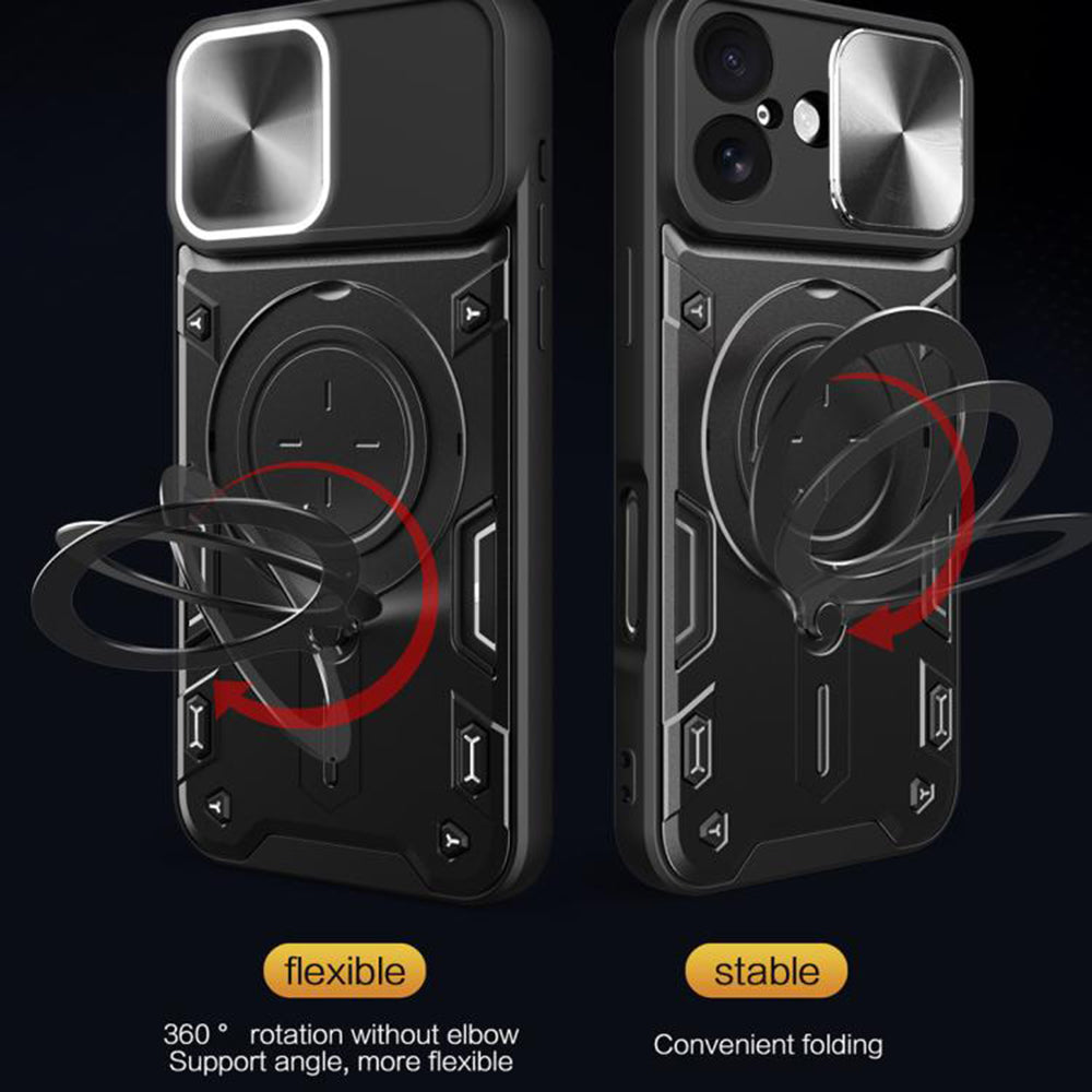 Custodia per Apple iPhone 17, Techsuit, CamGuard Pro, Rossa