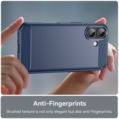Custodia per Apple iPhone 17, Techsuit, Carbonio, Blu