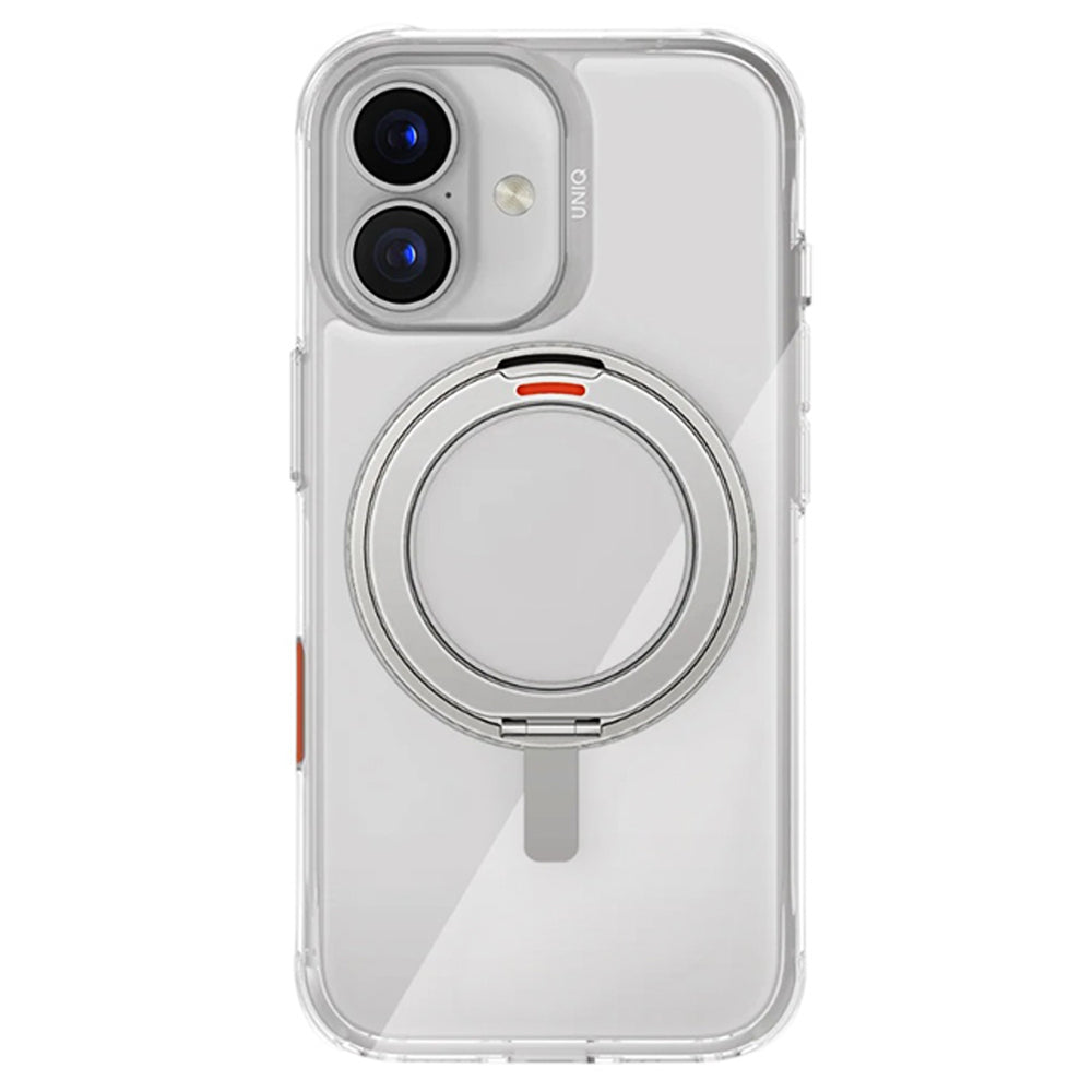 Custodia per Apple iPhone 17, UNIQ, Swivix, Argento