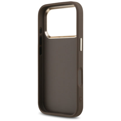 Custodia per Apple iPhone 18 Pro / 17 Pro, Guess, 4G Big Classic Logo, Marrone