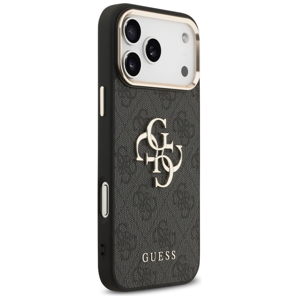 Custodia per Apple iPhone 18 Pro / 17 Pro, Guess, 4G Big Classic Logo, Nera