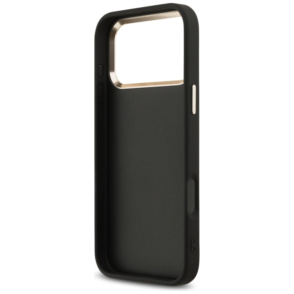 Custodia per Apple iPhone 18 Pro / 17 Pro, Guess, 4G Big Classic Logo, Nera