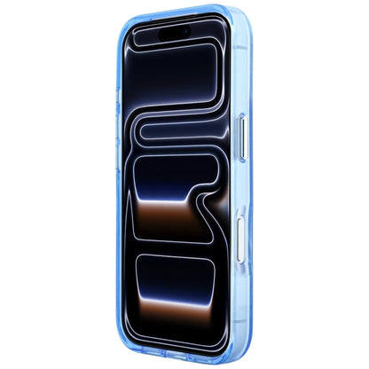 Custodia per Apple iPhone 18 Pro / 17 Pro, Karl Lagerfeld, IML Big Signature Resin Logo e Cornice in Metallo, Blu