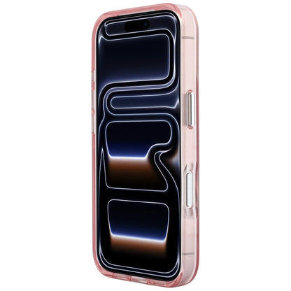 Custodia per Apple iPhone 18 Pro / 17 Pro, Karl Lagerfeld, IML Big Signature Resin Logo e Cornice in Metallo, Rosa