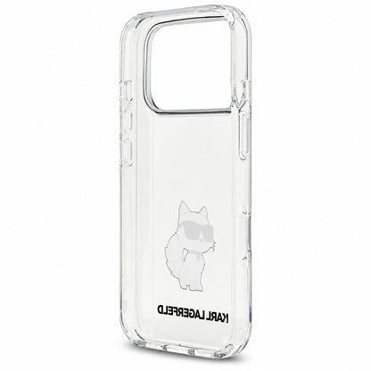 Cover per Apple iPhone 18 Pro / 17 Pro, Karl Lagerfeld, IML Choupette NFT, trasparente