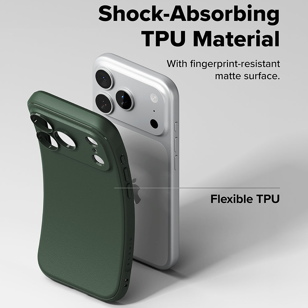 Custodia per Apple iPhone 18 Pro / 17 Pro, Ringke, Onyx, Verde Scuro