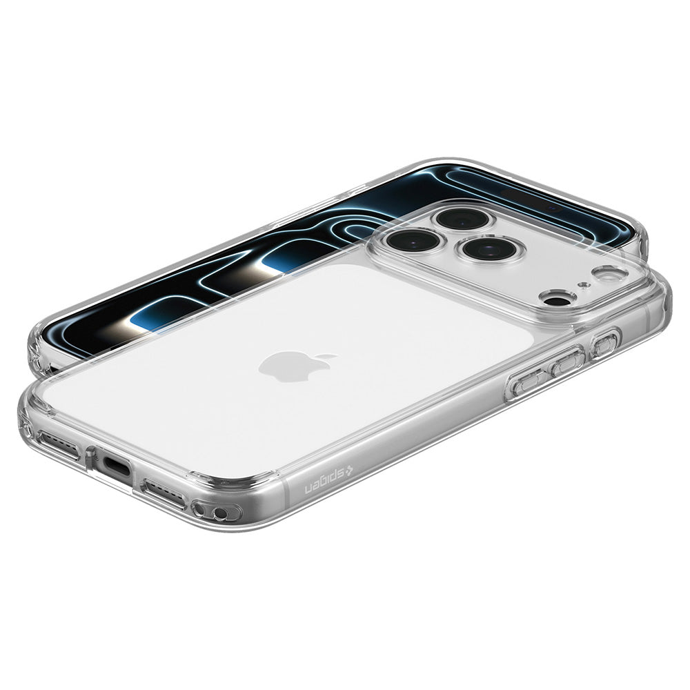 Custodia per Apple iPhone 18 Pro / 17 Pro, Spigen, Ultra Hybrid, Trasparente ACS12153