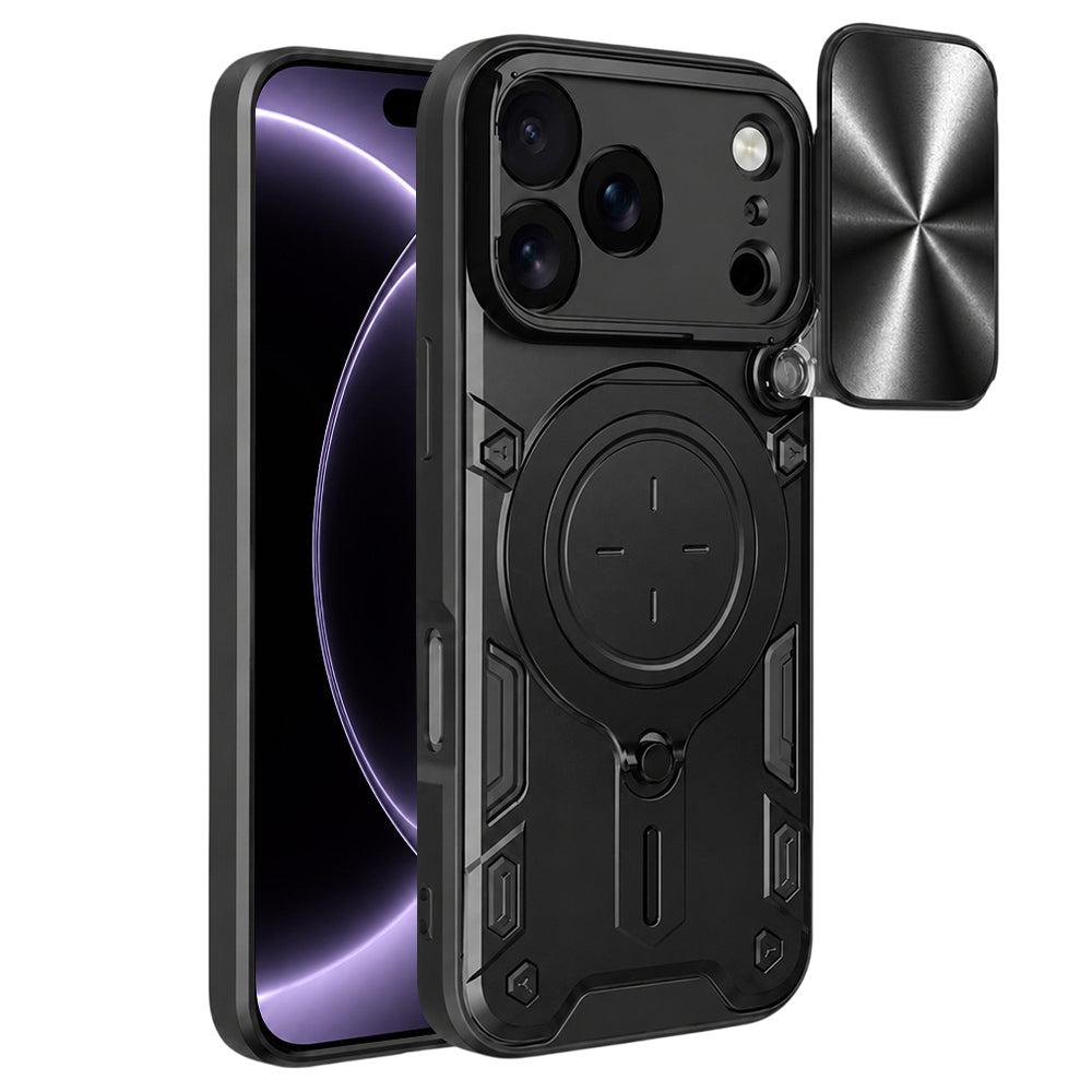 Custodia per Apple iPhone 18 Pro / 17 Pro, Techsuit, CamGuard Pro, Nera