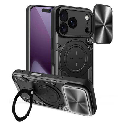Custodia per Apple iPhone 18 Pro / 17 Pro, Techsuit, CamGuard Pro, Nera