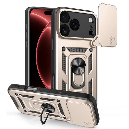 Custodia per Apple iPhone 18 Pro / 17 Pro, Techsuit, CamShield, Dorata