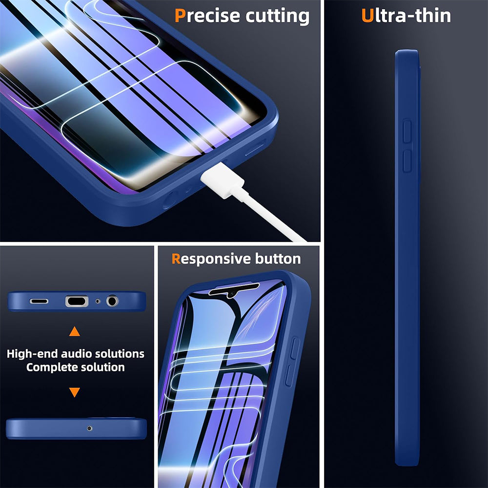 Custodia per Apple iPhone 18 Pro / 17 Pro, Techsuit, ColorVerse 360, Blu