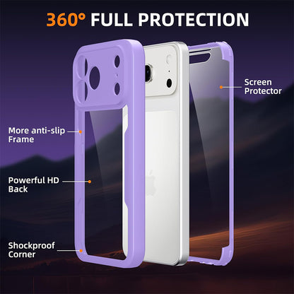 Custodia per Apple iPhone 18 Pro / 17 Pro, Techsuit, ColorVerse 360, Viola