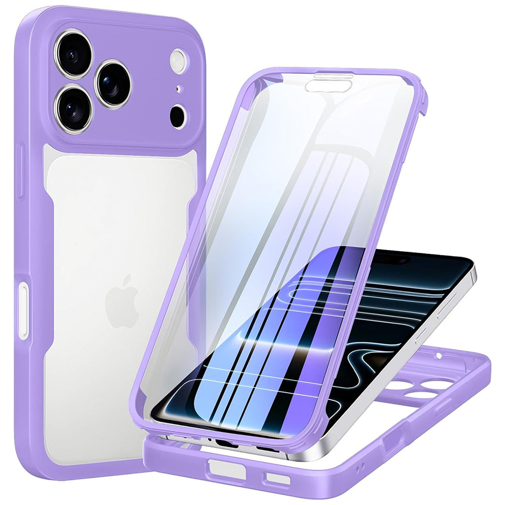 Custodia per Apple iPhone 18 Pro / 17 Pro, Techsuit, ColorVerse 360, Viola