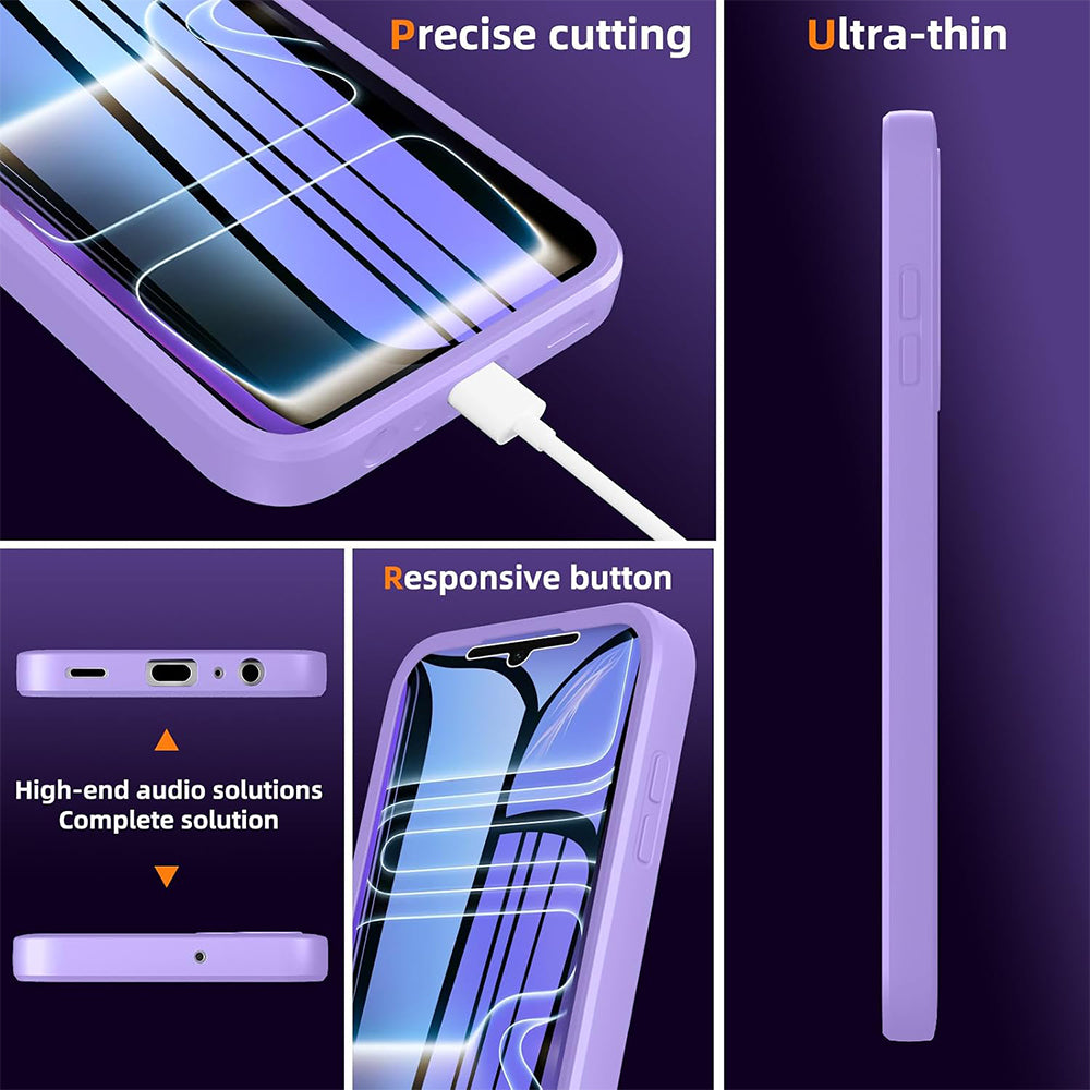 Custodia per Apple iPhone 18 Pro / 17 Pro, Techsuit, ColorVerse 360, Viola