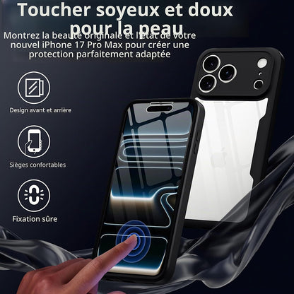 Custodia per Apple iPhone 18 Pro / 17 Pro, Techsuit, ColorVerse 360, Nera