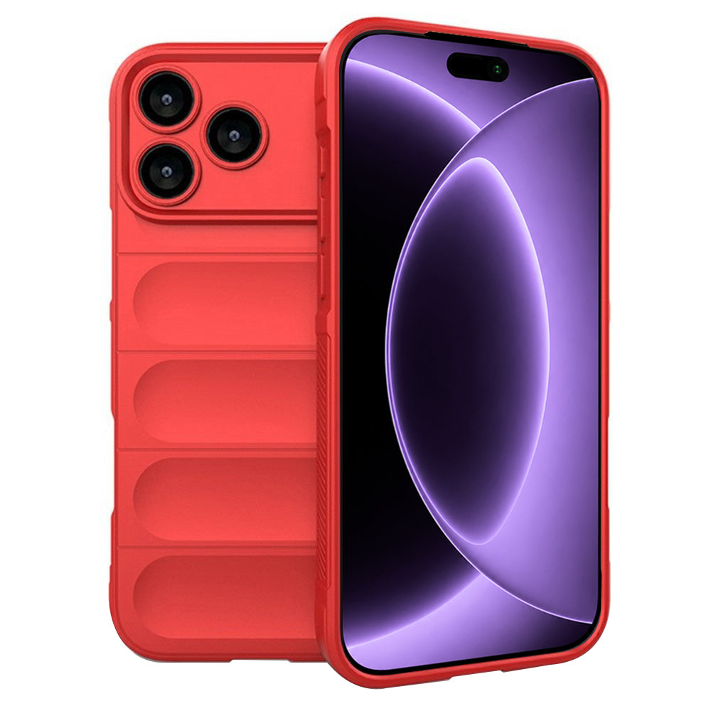 Custodia per Apple iPhone 18 Pro / 17 Pro, Techsuit, Magic Shield, Rossa