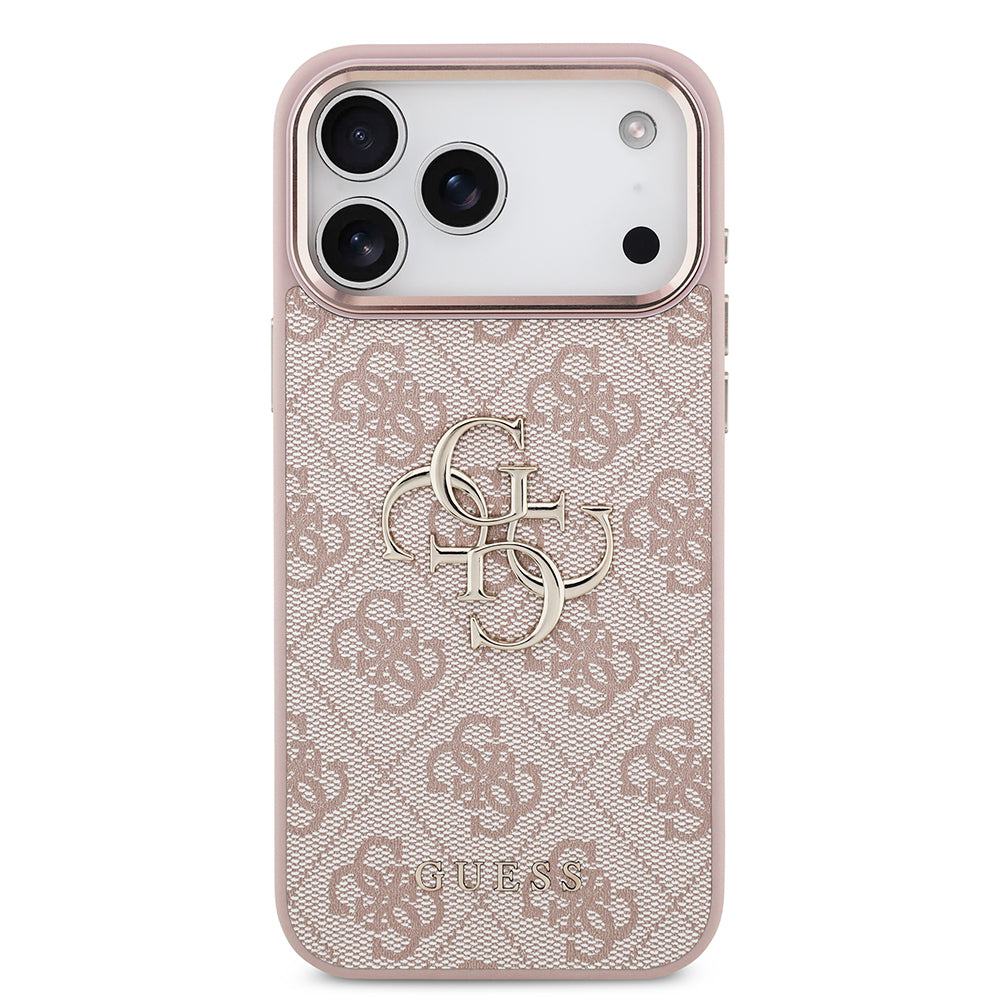 Custodia per Apple iPhone 18 Pro Max / 17 Pro Max, Guess, 4G Big Classic Logo, Rosa