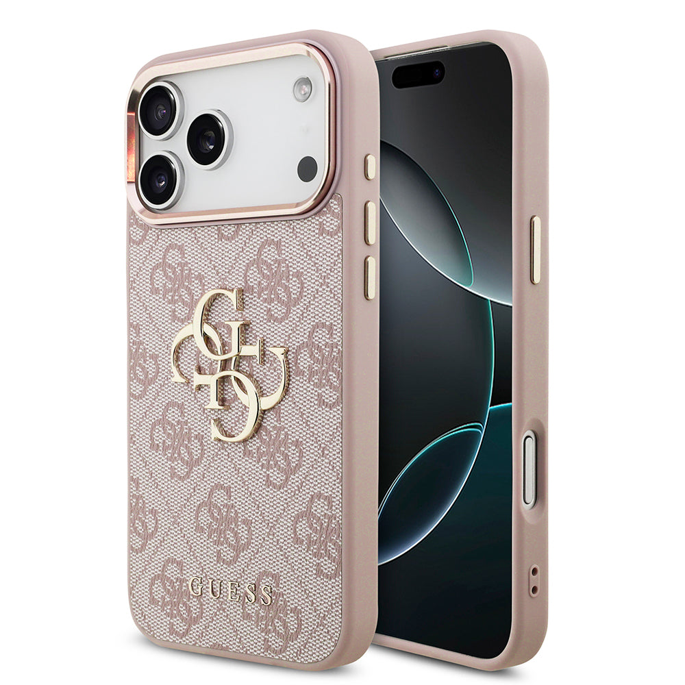 Custodia per Apple iPhone 18 Pro Max / 17 Pro Max, Guess, 4G Big Classic Logo, Rosa