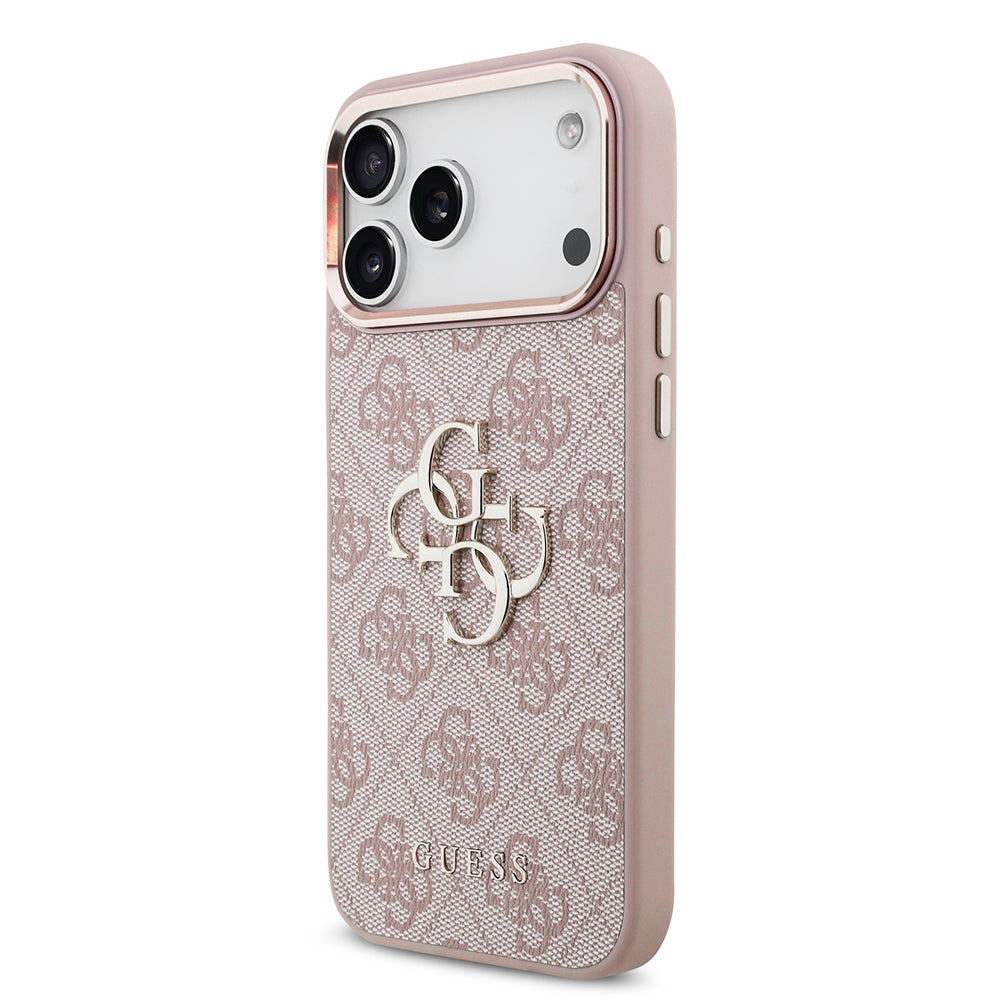 Custodia per Apple iPhone 18 Pro Max / 17 Pro Max, Guess, 4G Big Classic Logo, Rosa