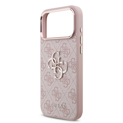 Custodia per Apple iPhone 18 Pro Max / 17 Pro Max, Guess, 4G Big Classic Logo, Rosa