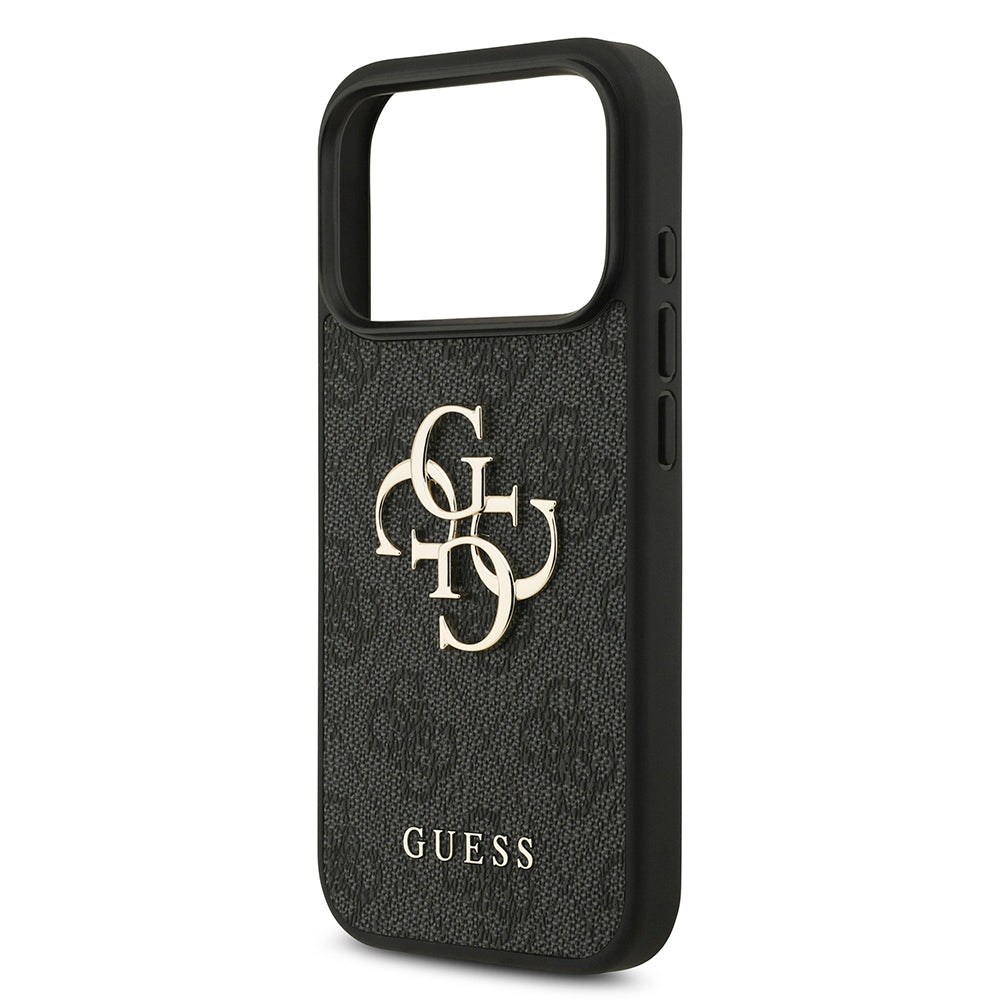 Custodia per Apple iPhone 18 Pro Max / 17 Pro Max, Guess, 4G Big Logo, Nera