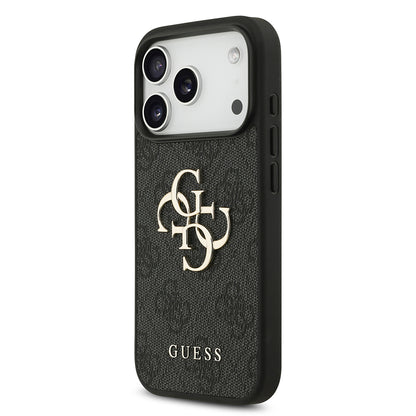 Custodia per Apple iPhone 18 Pro Max / 17 Pro Max, Guess, 4G Big Logo, Nera