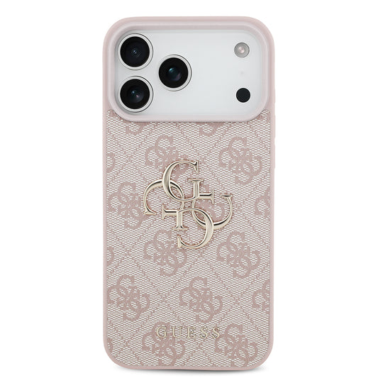 Custodia per Apple iPhone 18 Pro Max / 17 Pro Max, Guess, 4G Big Logo, Rosa