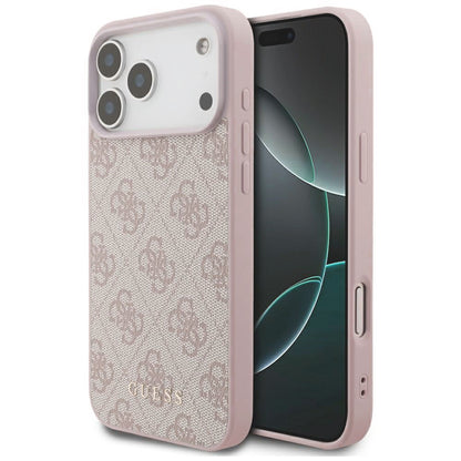 Custodia per Apple iPhone 18 Pro Max / 17 Pro Max, Guess, 4G Classic Logo, Rosa