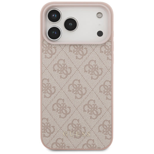 Custodia per Apple iPhone 18 Pro Max / 17 Pro Max, Guess, 4G Classic Logo, Rosa