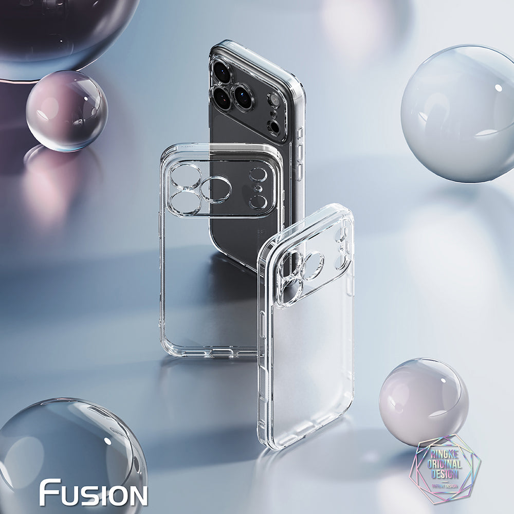 Custodia per Apple iPhone 18 Pro Max / 17 Pro Max, Ringke, Fusion, Trasparente