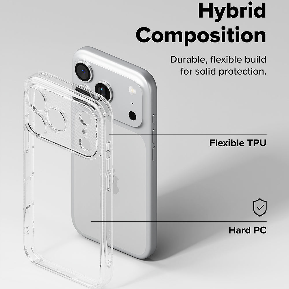 Custodia per Apple iPhone 18 Pro Max / 17 Pro Max, Ringke, Fusion, Trasparente